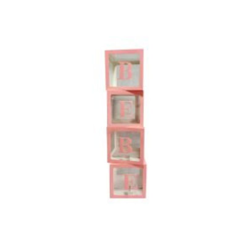 GENERICO - CAJAS PARA GLOBOS BEBE 4 PCS
