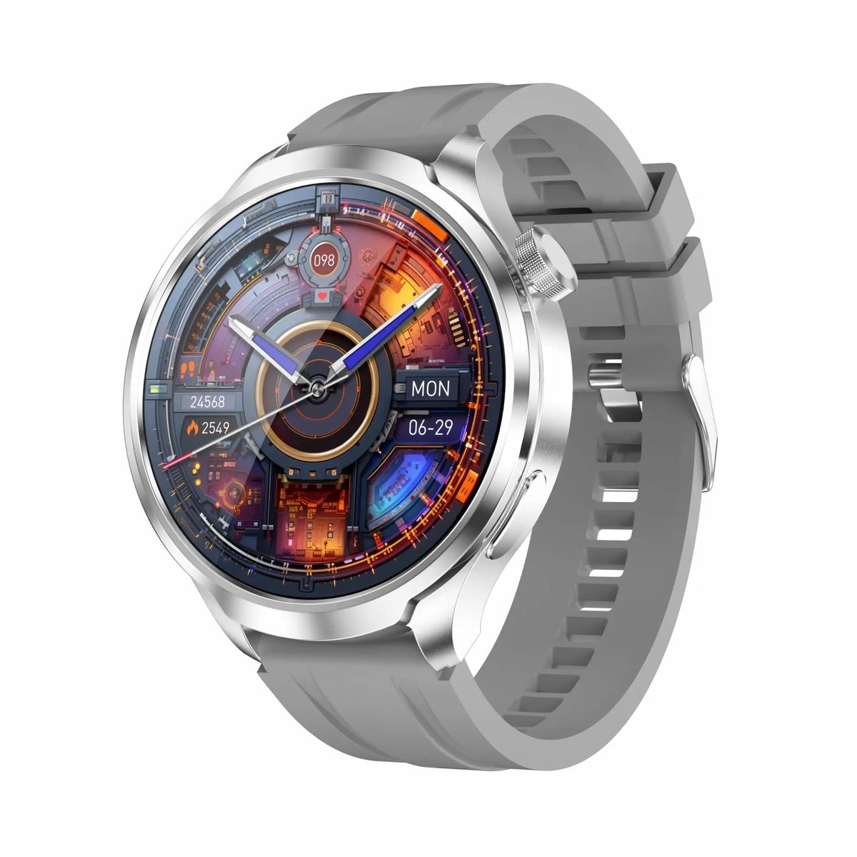 STARTECHOFFICE - Smartwatch GT5 PRO Bluetooth NFC Deporte Salud 300 mAh Asistente voz Compatible IOS Android