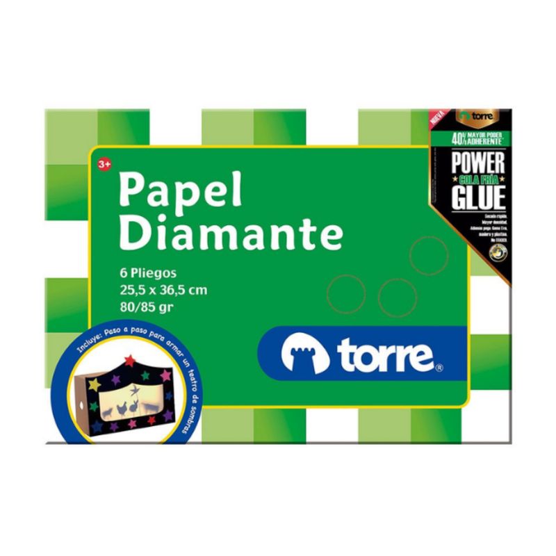 TORRE - Carpeta Papel Diamante Torre
