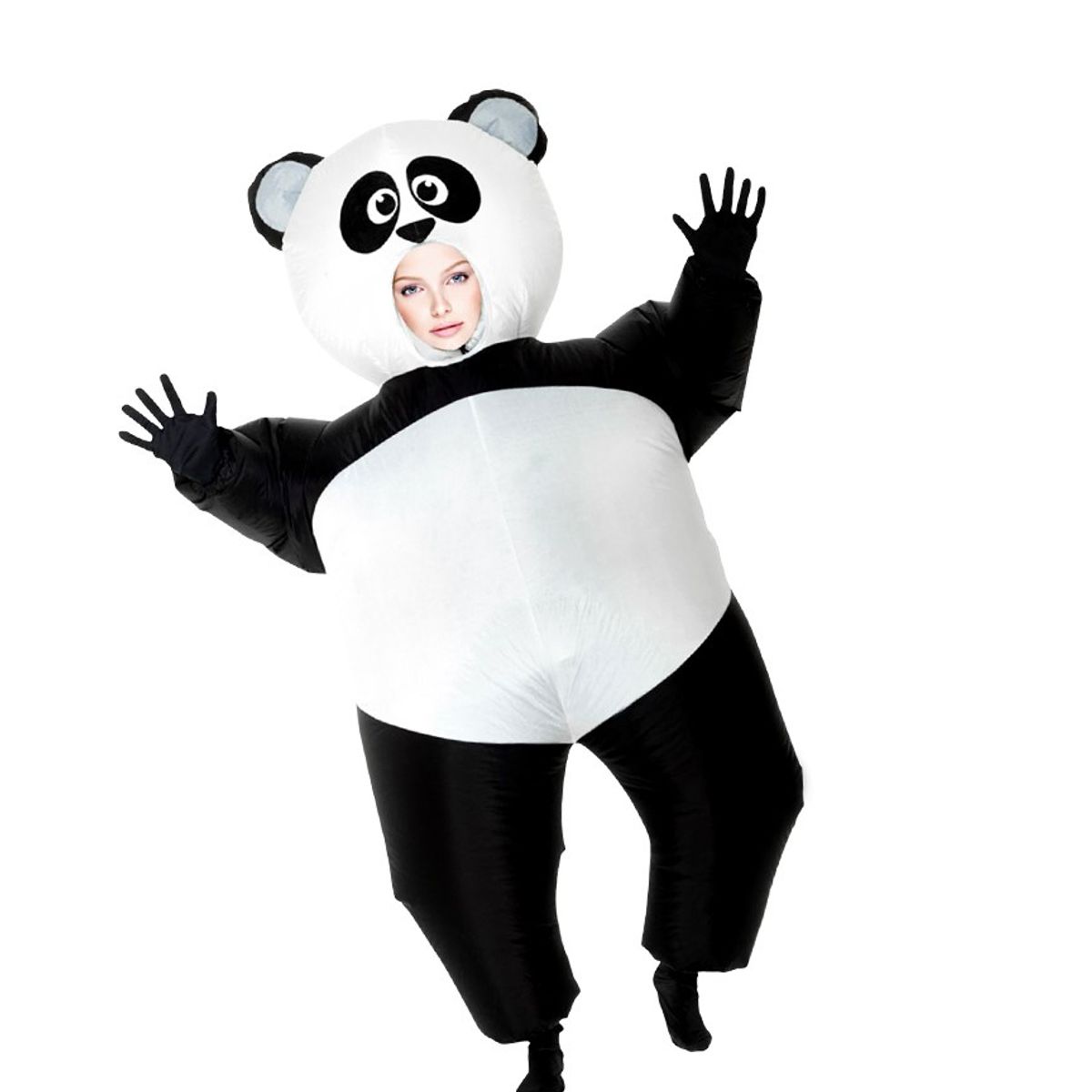 GENERICO - TRAJE ADULTO INFLABLE PANDA X1 UNI 3 MESES DE GARANTIA