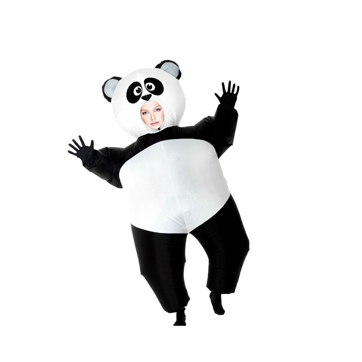 GENERICO - TRAJE ADULTO INFLABLE PANDA X1 UNI 3 MESES DE GARANTIA