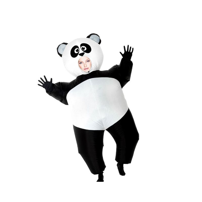 GENERICO - TRAJE ADULTO INFLABLE PANDA X1 UNI 3 MESES DE GARANTIA