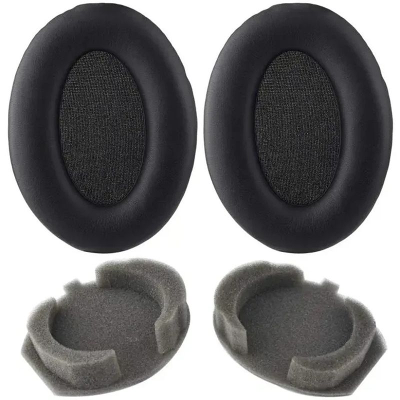 GENERICO - Almohadillas Compatibles con Audífonos WH-1000XM 3 - Negro