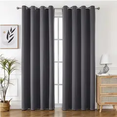 GENERICO - Cortina Blackout Engomada Terciopelo 140x230cm 1 Paño