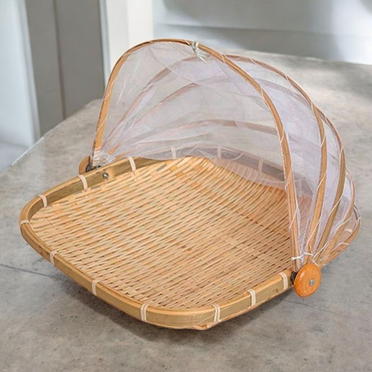 BRIC - Cesta O Panera Con Tul Para Servir