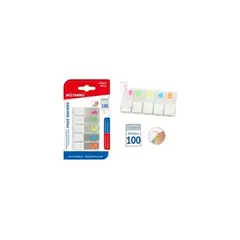 GENERICO - Separador Adhesivo Transparente Con Números 100 U