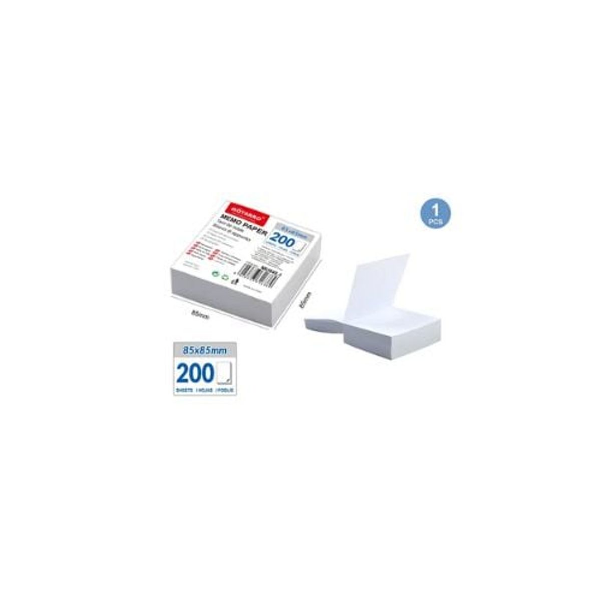 GENERICO - Taco De Notas 200 Pcs