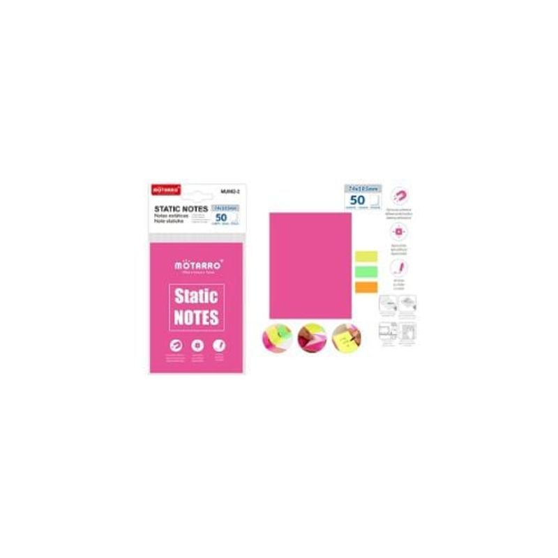 GENERICO - Notas Adhesivas Fluor 50 Pcs