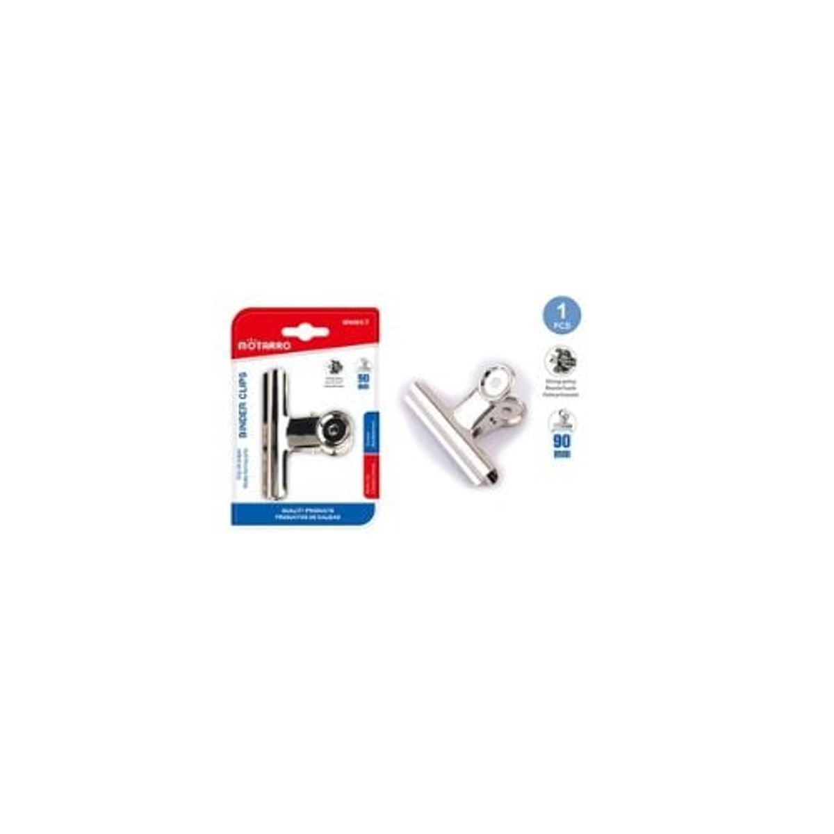 Clip Para Carpeta O Tablero 9 Cm 1 Pc, marca GENERICO - Foto Principal