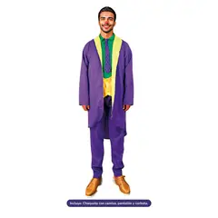 GENERICO - TRAJE PAYASO LOCO MORADO S