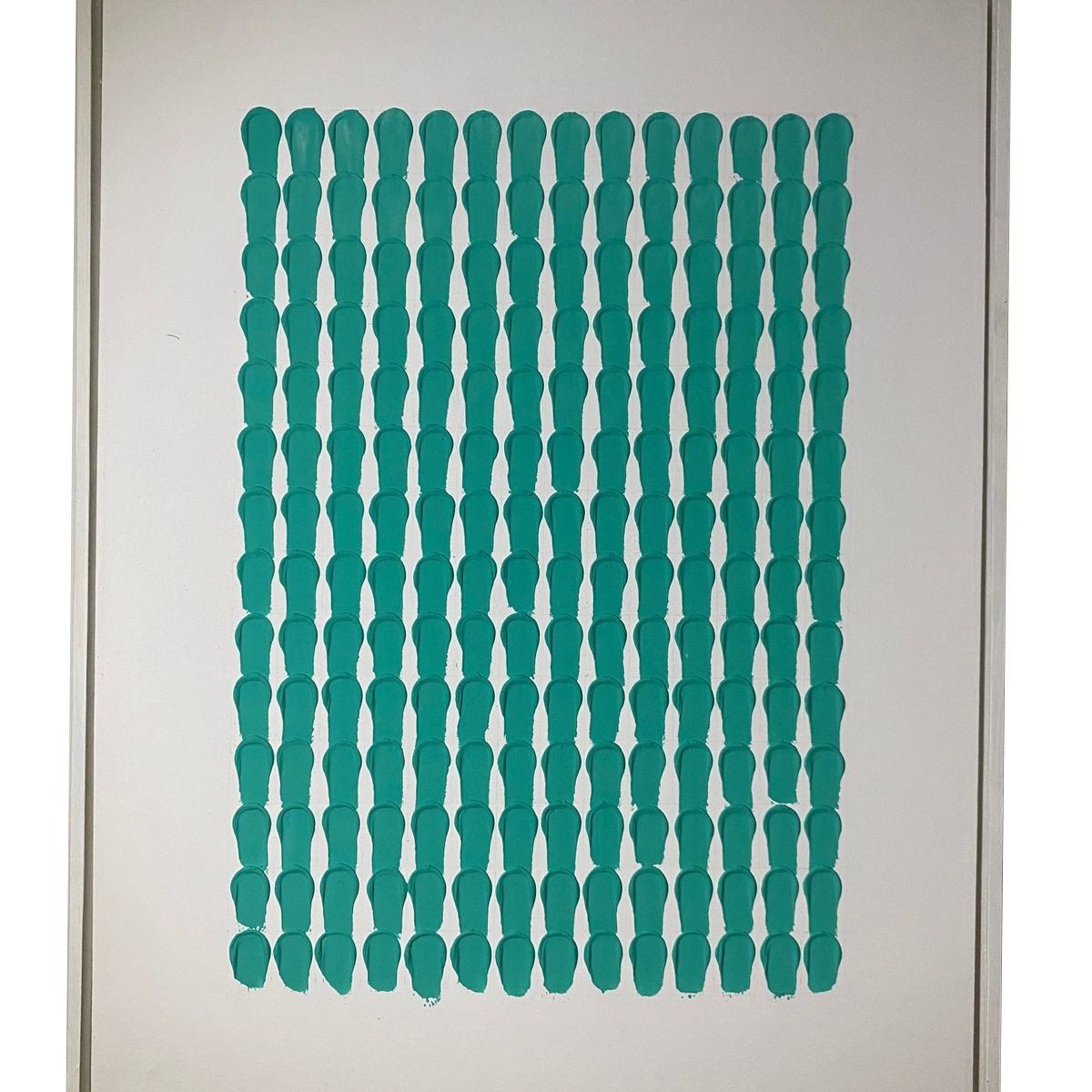 GENERICO - Cuadro Decorativo Abstracto Calipso Patrón Texturizado Relieve 90x70 cm