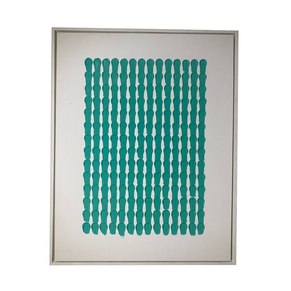 GENERICO - Cuadro Decorativo Abstracto Calipso Patrón Texturizado Relieve 90x70 cm