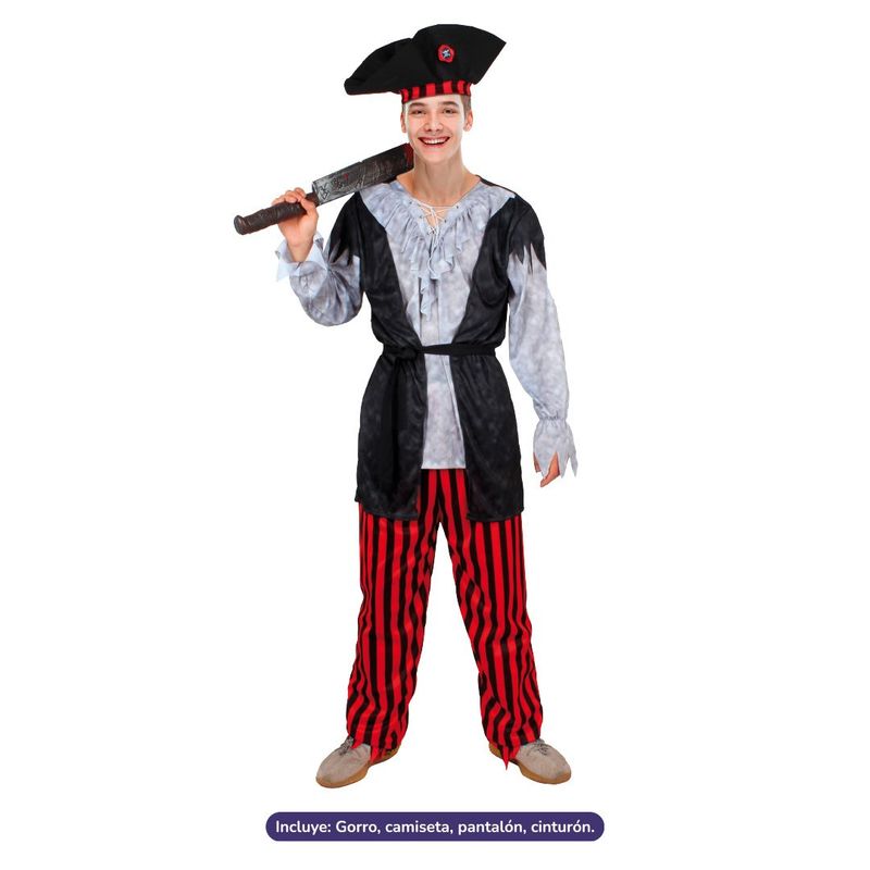 GENERICO - TRAJE PIRATA ZOMBIE L