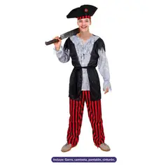 GENERICO - TRAJE PIRATA ZOMBIE L