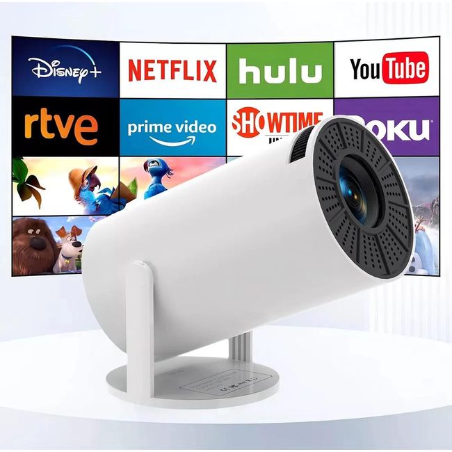 ACTUAL - Proyector Smart de Video 4K Ultra HD HomeCinema Wifi