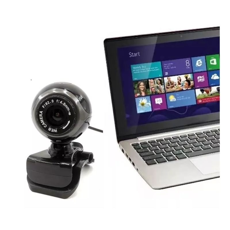 GENERICO - Camara Webcam Usb Con Micrófono Teletrabajo Videoconferencia