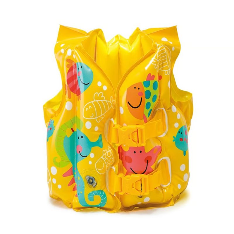 INTEX - Chaleco Flotador Natación Inflable Intex 59661NP
