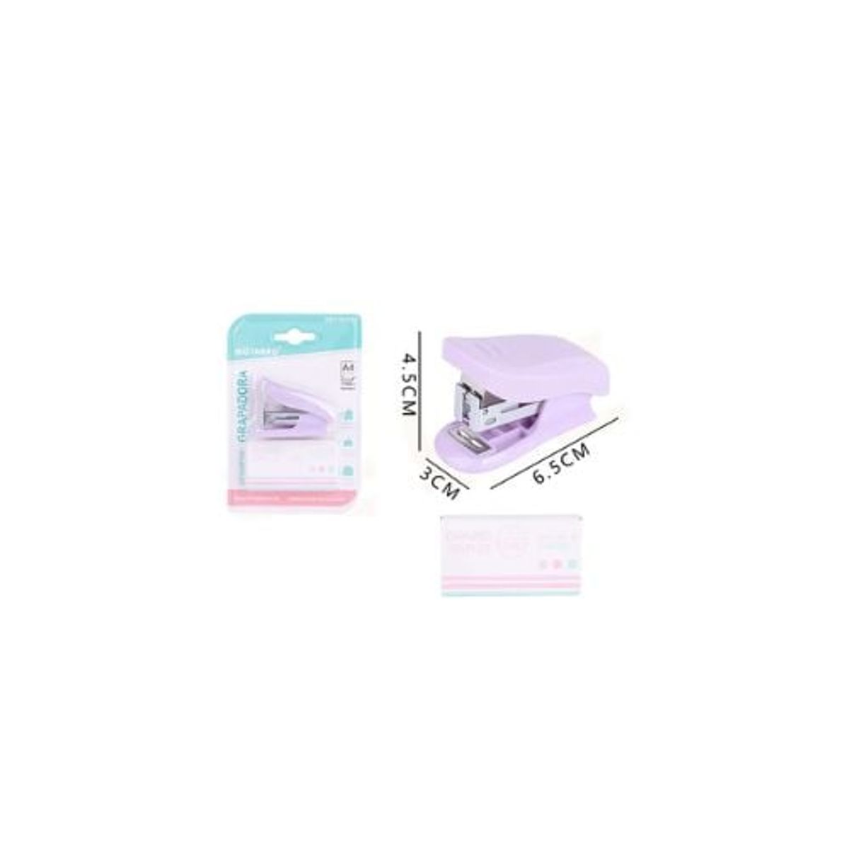 GENERICO - Corchetera Morado 6 5x4 5x3 Cm