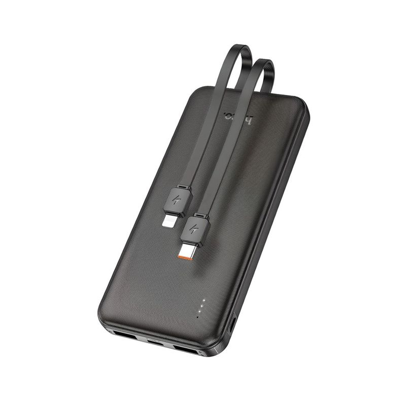 HOCO - Powerbank Cable Integrado Usbc Y Lightning 10000 Mah