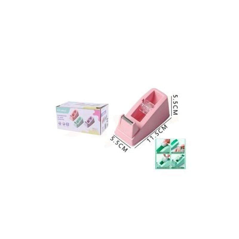 GENERICO - Dispensador De Cinta Adhesiva Rosa 11 5x5 5x5 5 Cm