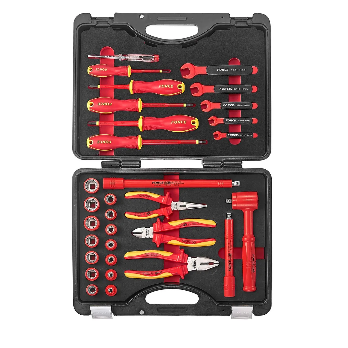 FORCE - Juego herramientas Aisladas Force - Kit electricista 31 piezas