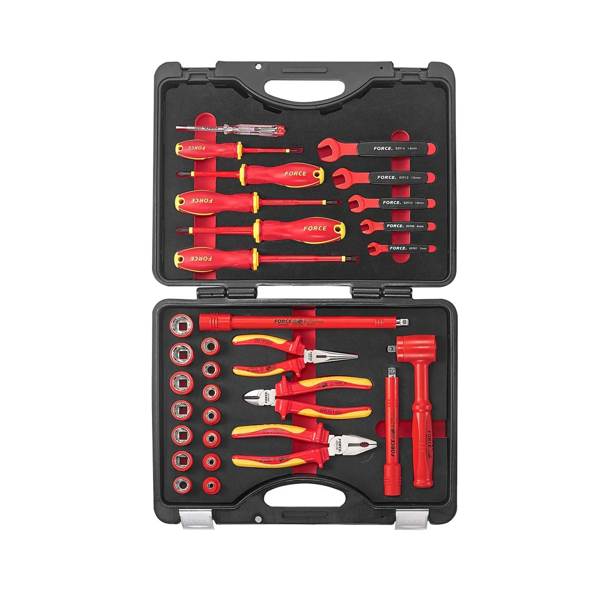 FORCE - Juego herramientas Aisladas Force - Kit electricista 31 piezas