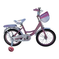 GENERICO - Bicicleta Infantil Aro 16 Rosa