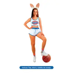 GENERICO - TRAJE ADULTO CONEJITA BASKET S