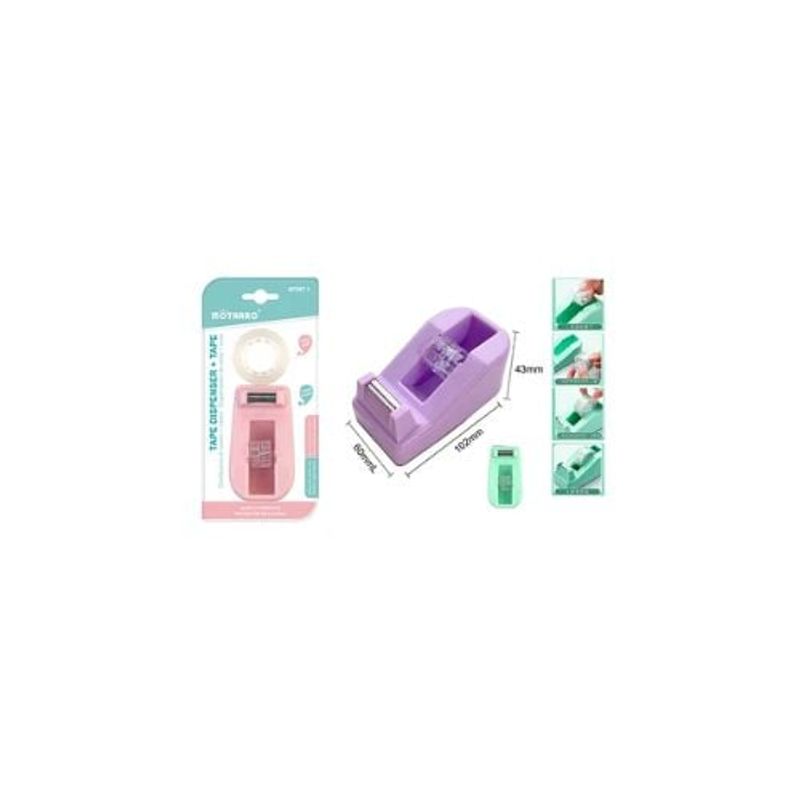 GENERICO - Cinta Adhesiva Con Dispensador 102 Mm