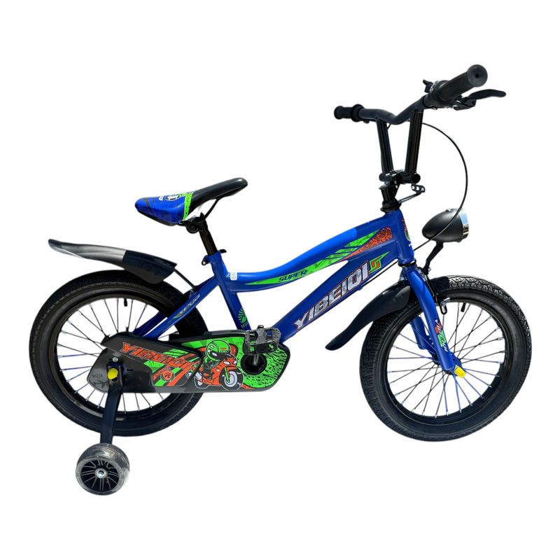 GENERICO - Bicicleta Infantil Aro 16 Azul