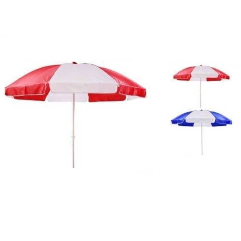 OEM - SOMBRILLA 240 MTS DIAMETRO PLAYA CAMPING DISEÑO DOBLE COLOR