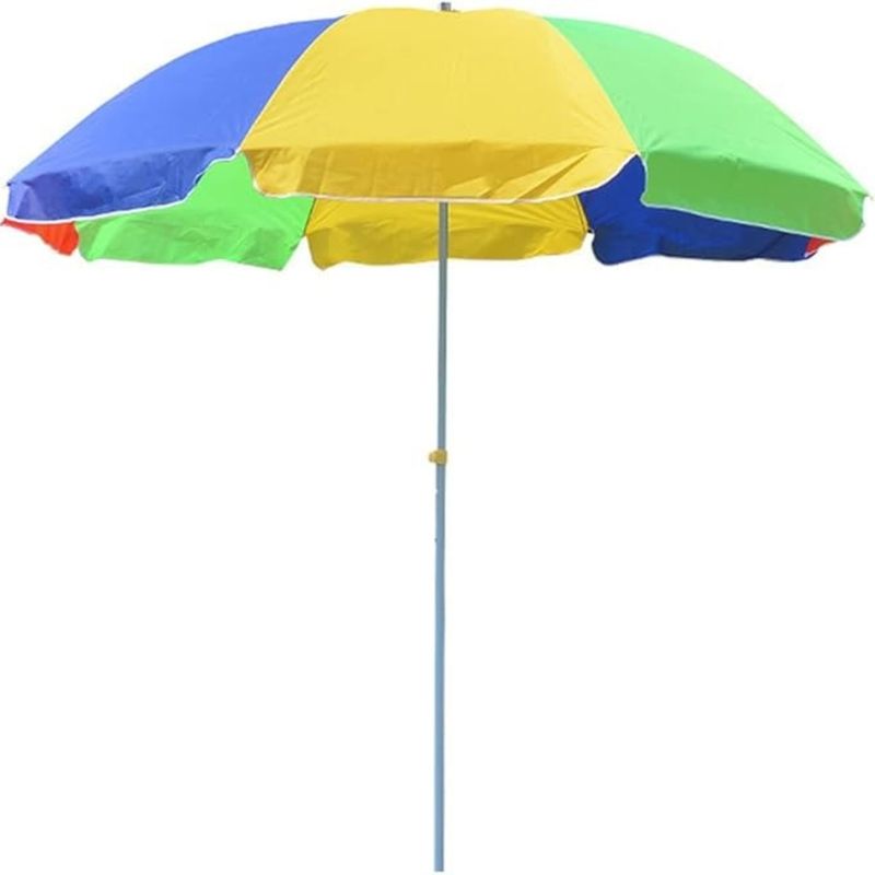 OEM - SOMBRILLA  220 MTS DIAMETRO PLAYA CAMPING COLORES VARIADOS