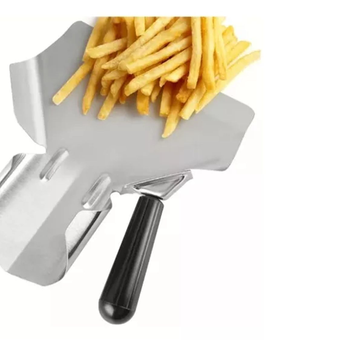 GENERICO - Pala De Acero Inoxidable Para Papas Fritas Con Doble Asa