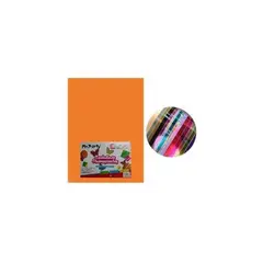 GENERICO - Cartulina Fluorescente Naranja 50x70cm 20pcs