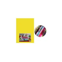 GENERICO - Cartulina Fluorescente Amarillo 50x70cm 20pcs