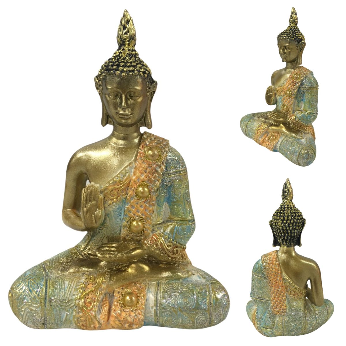 GENERICO - Figura Estatua Buda En Estado De Meditación