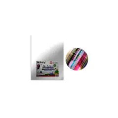 GENERICO - Cartulina Metalizada Plateado 50x70cm 20pcs