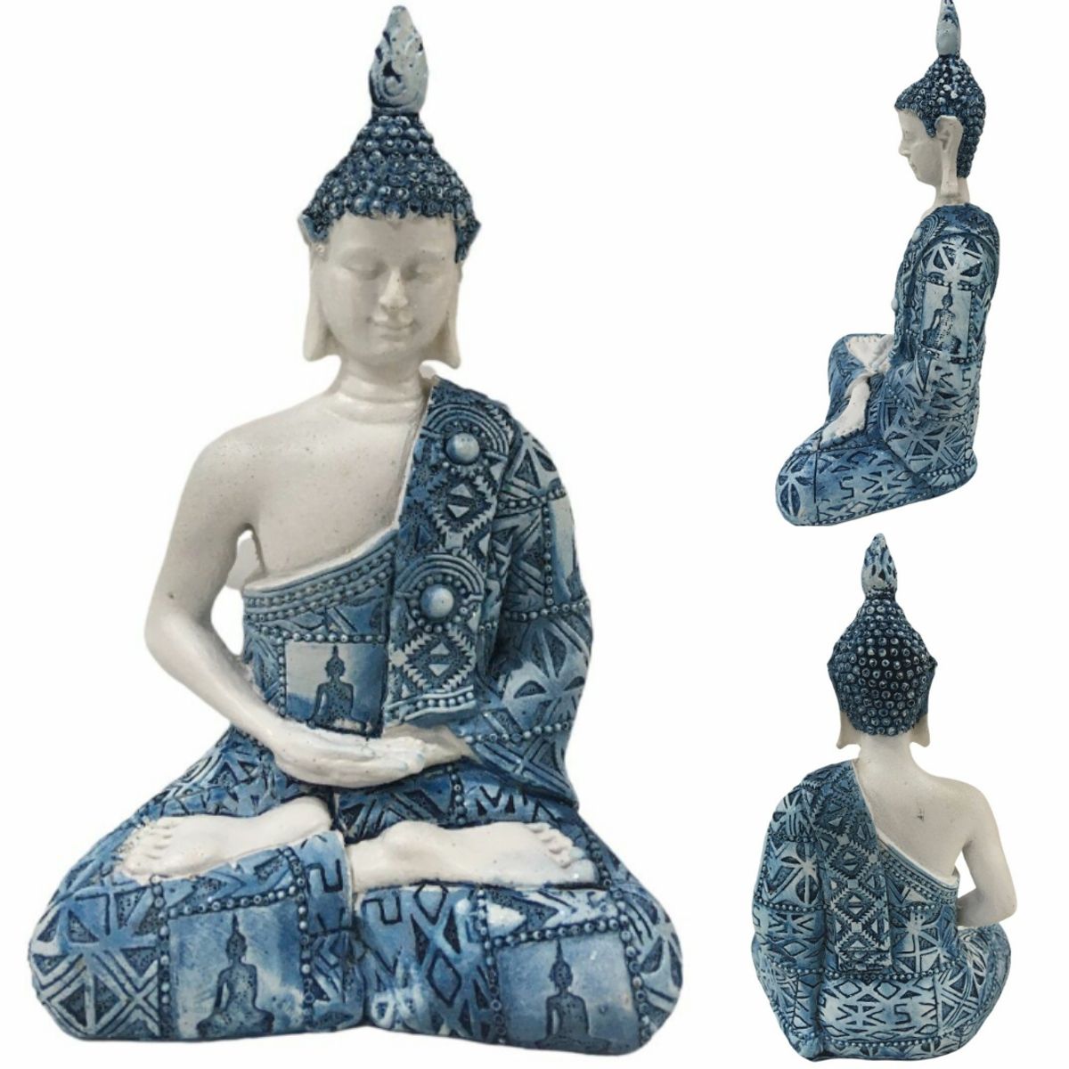 GENERICO - Figura Estatua Buda En Estado De Meditación