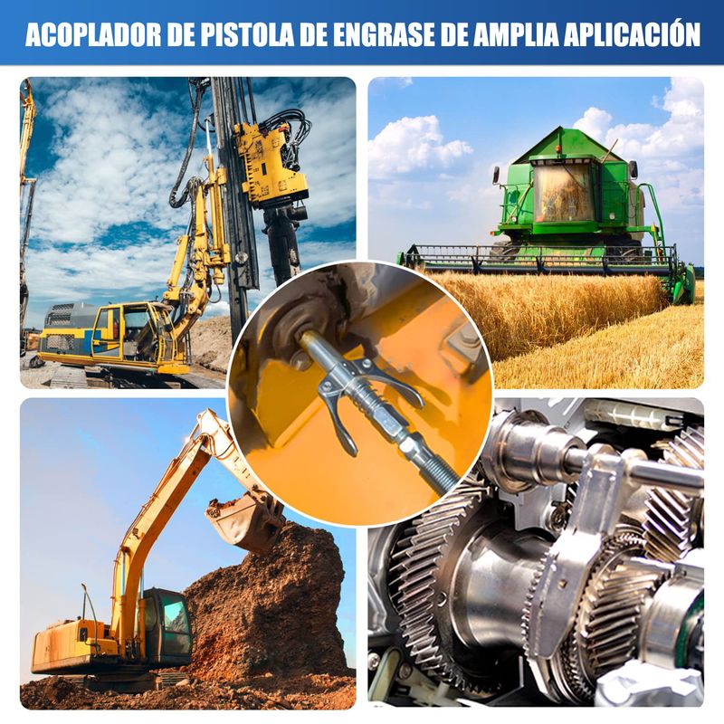 AIZO - Pistola De Engrase Y Engrasadora Neumatica Herramientas Kits