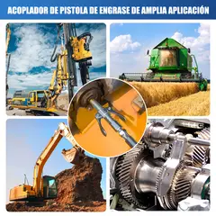 AIZO - Pistola De Engrase Y Engrasadora Neumatica Herramientas Kits