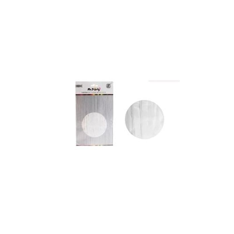 GENERICO - Cortinas Flecos Blanco Pastel 1x2m