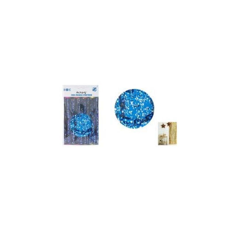 GENERICO - Cortinas Metalicas Azul Estrella 1x2m