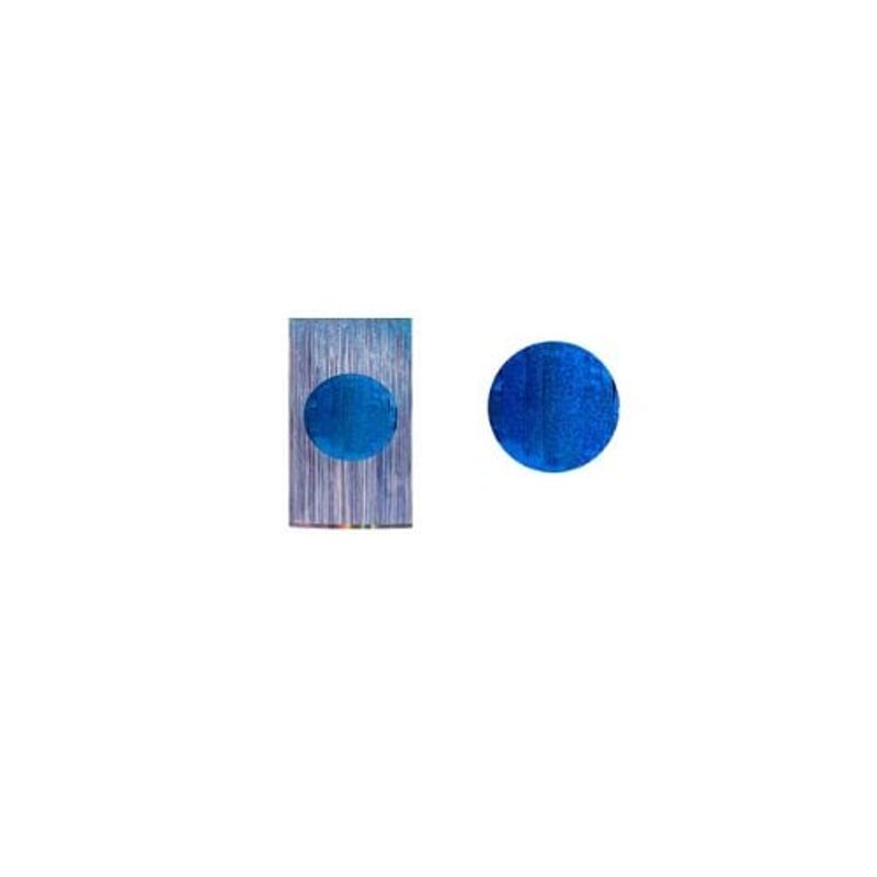 GENERICO - Cortinas Metalicas Celeste Holográfico 1x3m