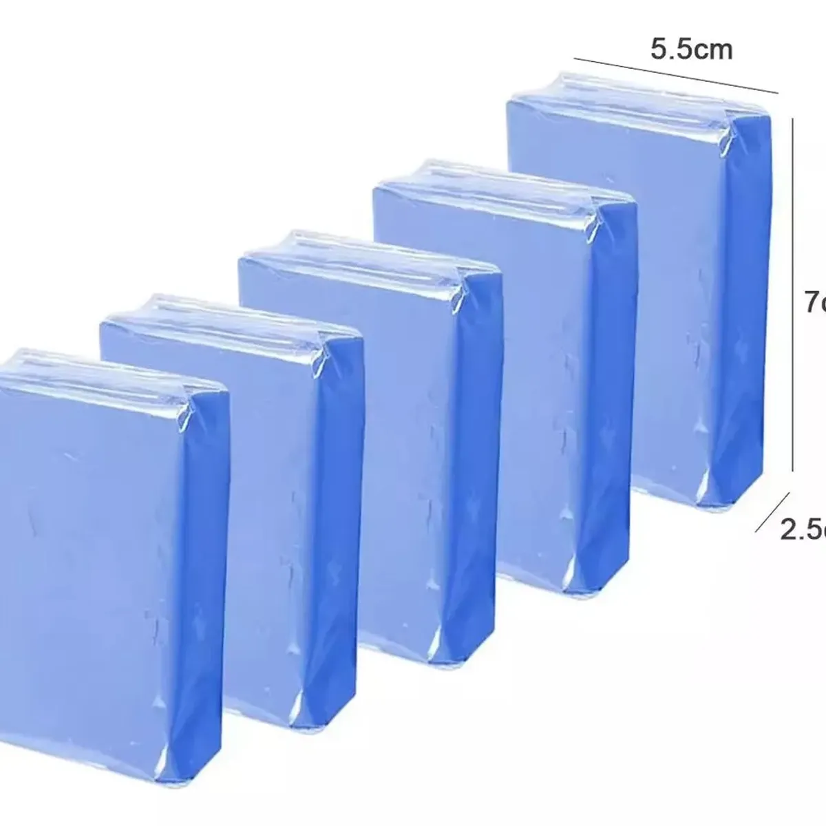 KUANGYE - 6 Pcs Clay Bar, Descontaminante Para Vehículos De 100grs.