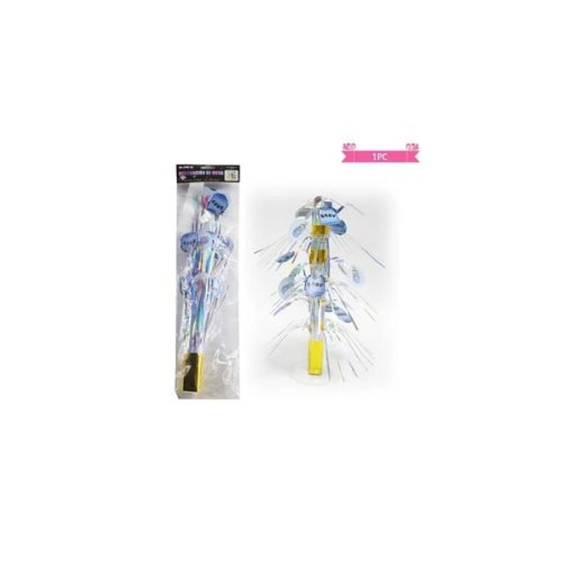 GENERICO - Centro De Mesa Azul Baby Shower 45cm