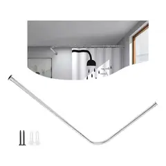 KUANGYE - Barra Extensible Cortina Ducha Acero Inoxidable 100-160cm