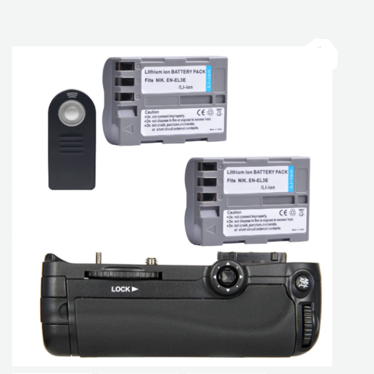 GENERICO - BATTERY GRIP MB-D10NIKON D300 D300S D700 ALTERNATIVO+2BATERÍAS+CONTROL