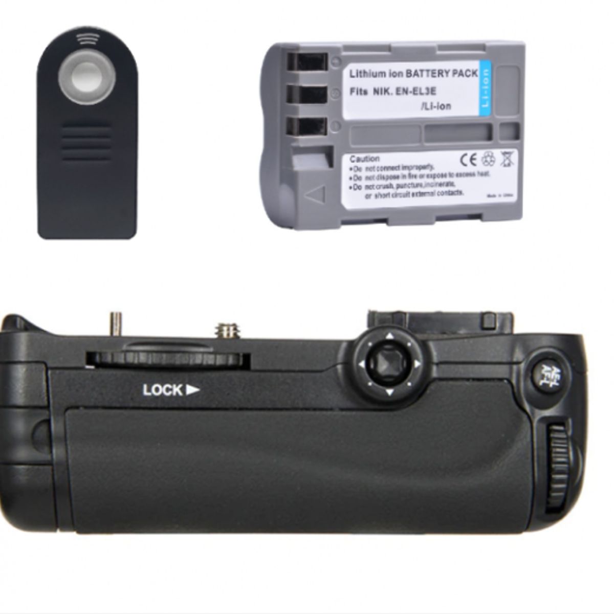 GENERICO - BATTERY GRIP MB-D10 NIKON D300 D300S D700 ALTERNATIVO+BATERÍA+CONTROL