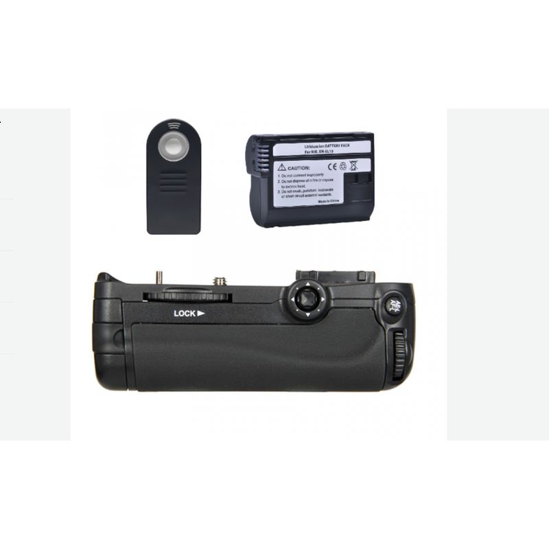 GENERICO - BATTERY GRIP MB-D12 NIKON D800 D800E D810 ALTERNATIVO+BATERÍA+CONTROL