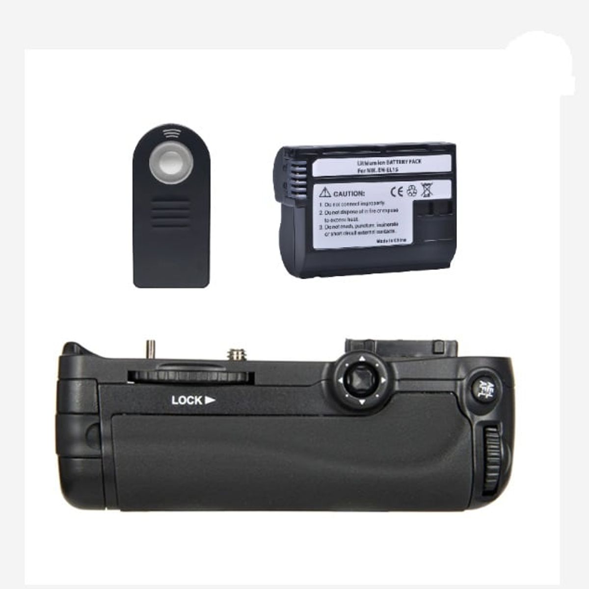 GENERICO - BATTERY GRIP MB-D14 NIKON D600 D610 ALTERNATIVO + BATERÍA + CONTROL